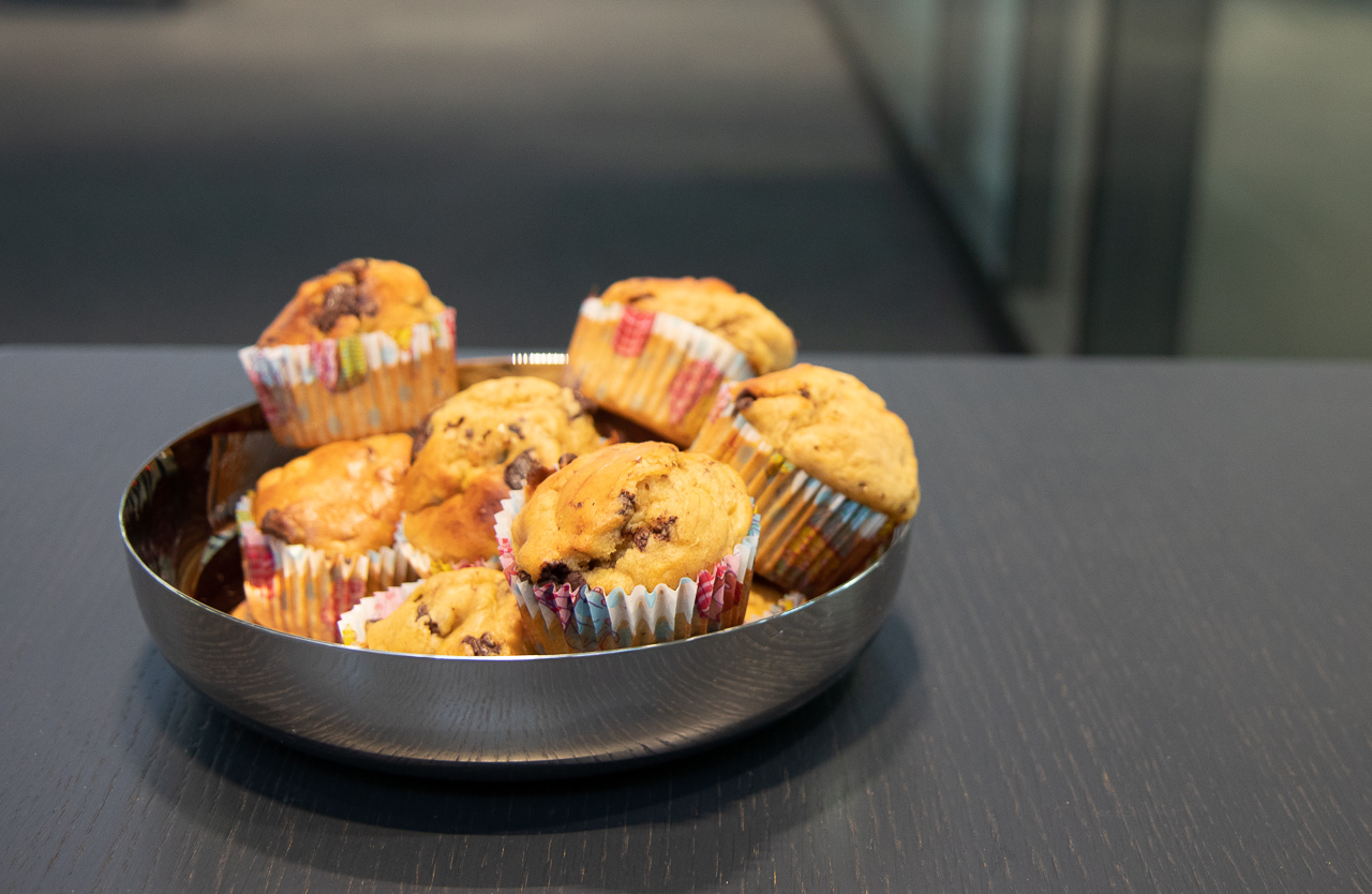 muffins à la banane et au beurre de cacahuète