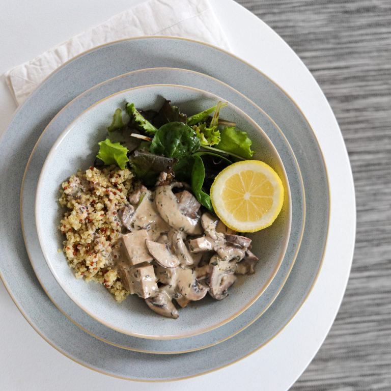 Recette Quinoa et champignons aux Baies de Timur