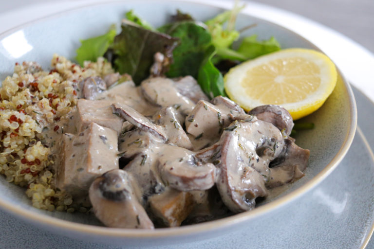 Recette Quinoa et champignons aux Baies de Timur