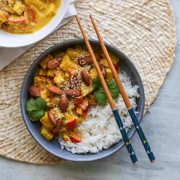 curry tofu ananas