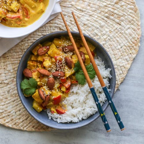 curry tofu ananas