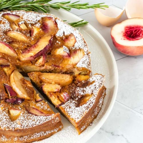 clafoutis peches