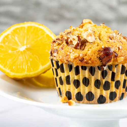 muffins citron noisettes