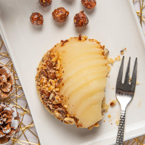 tartelette poire praliné