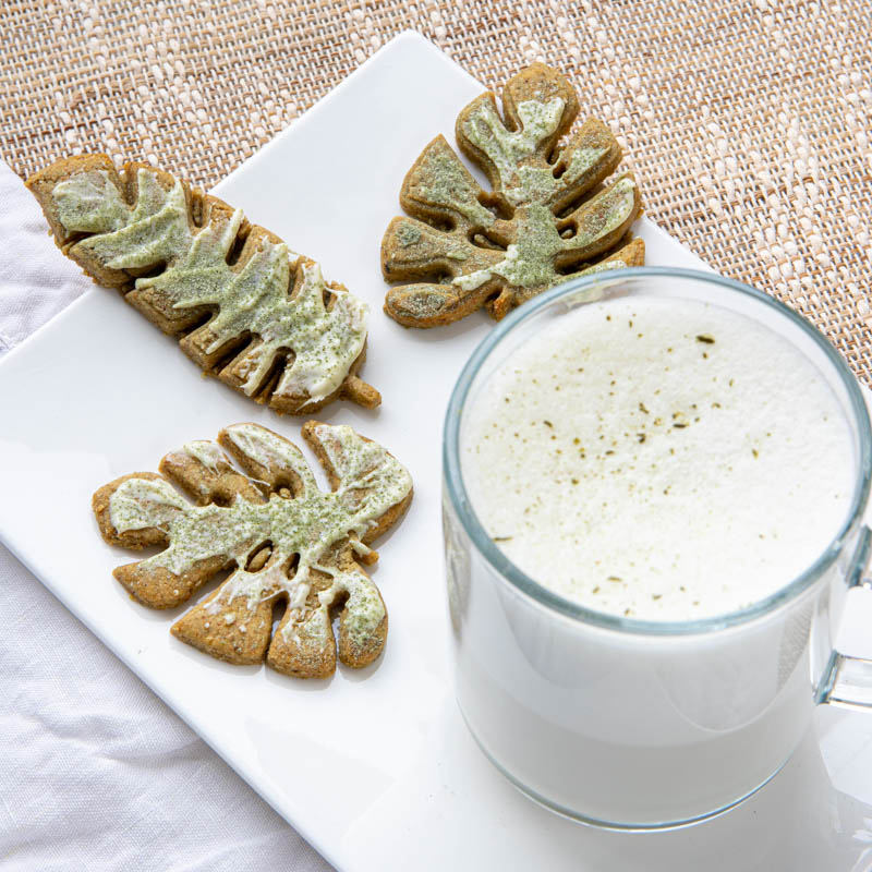 biscuits avoine matcha