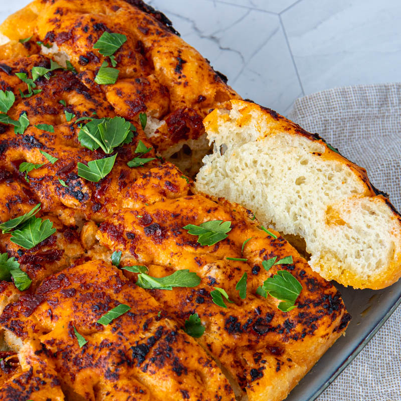 focaccia aux tomates