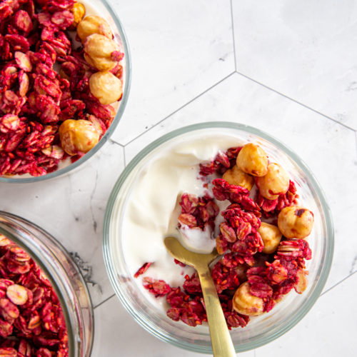 granola framboises