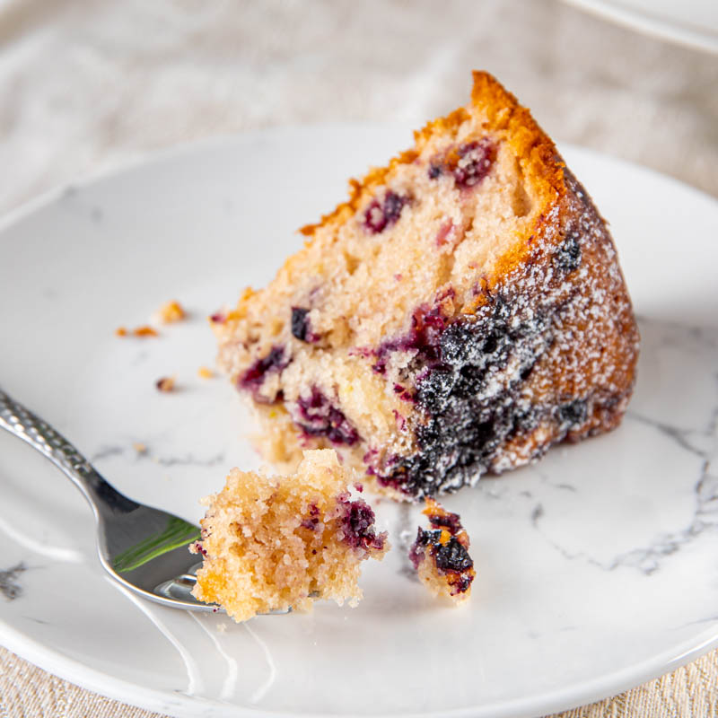 gateau myrtilles citron