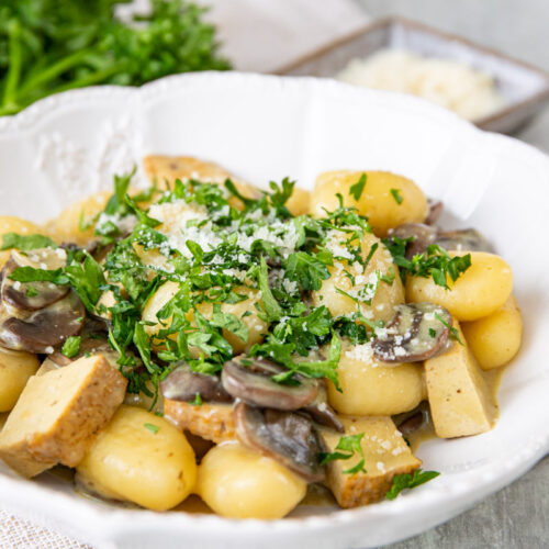 gnocchis champignons