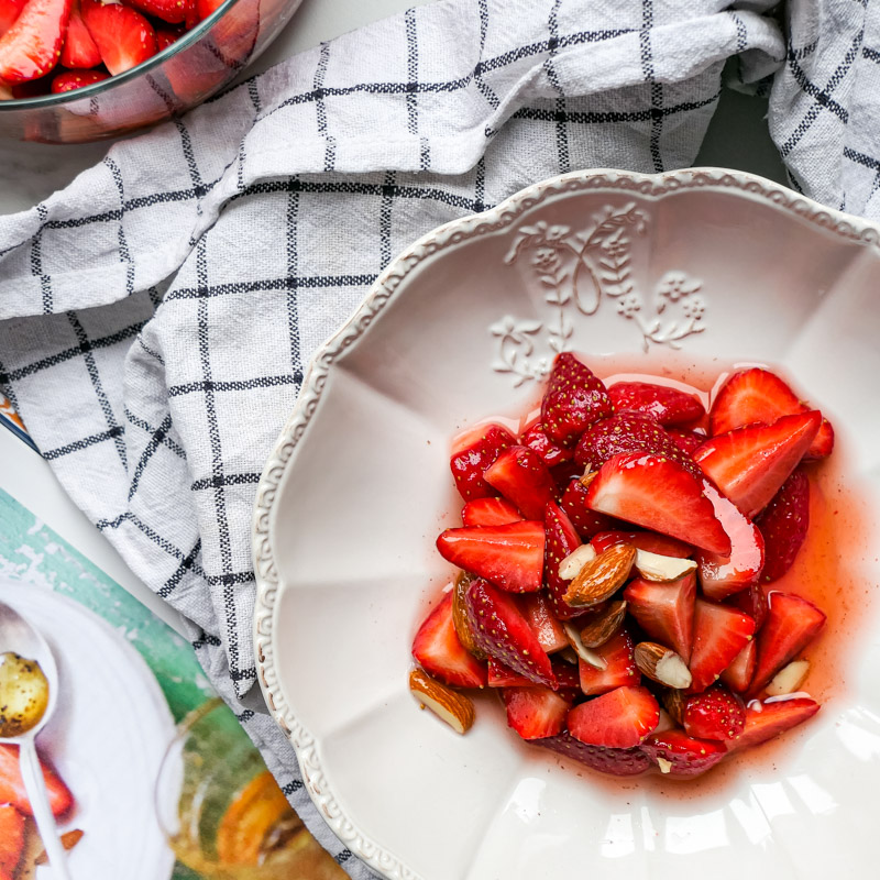 salade fraises amandes