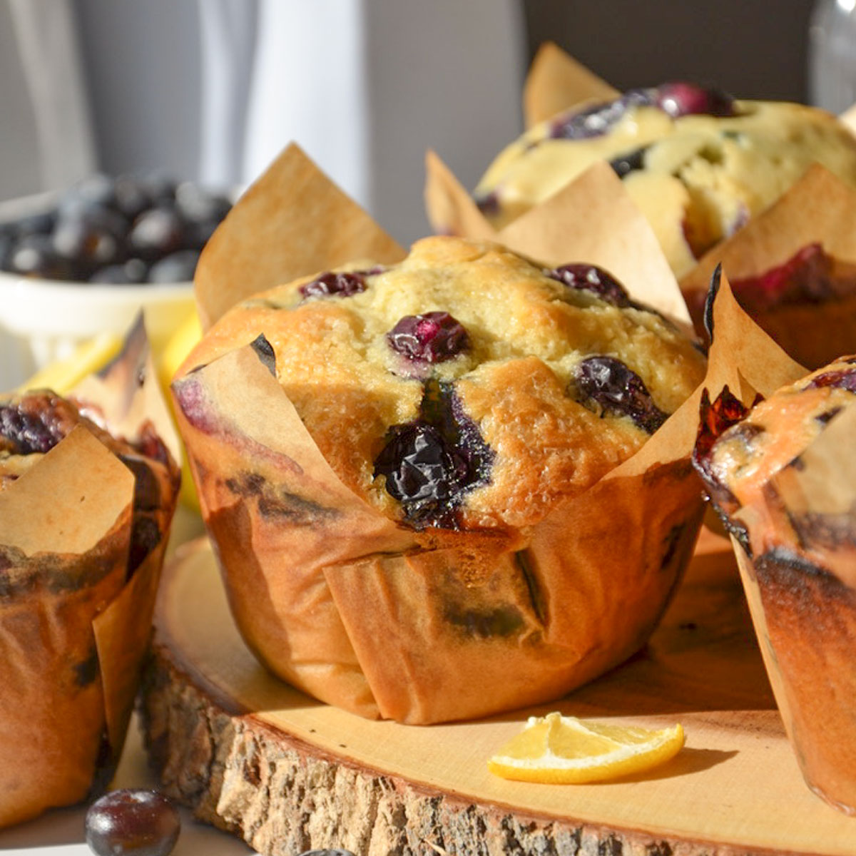 muffins myrtilles