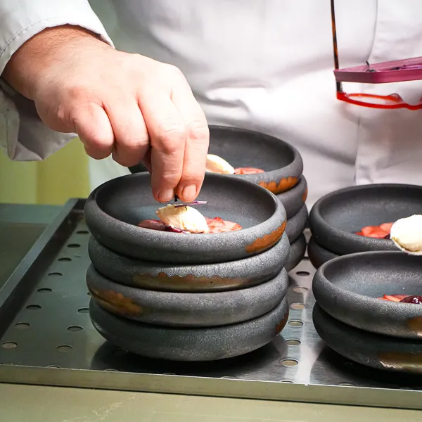 préparation d'un plat