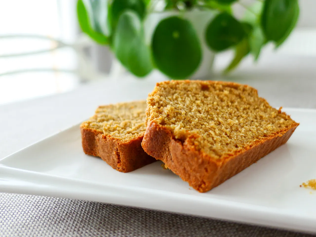 gros plan gâteau à la courge butternut