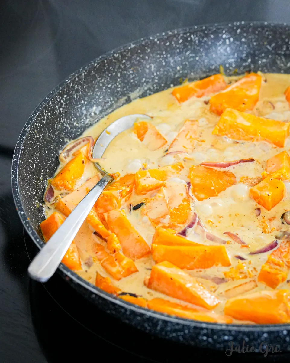 sauce à la courge butternut