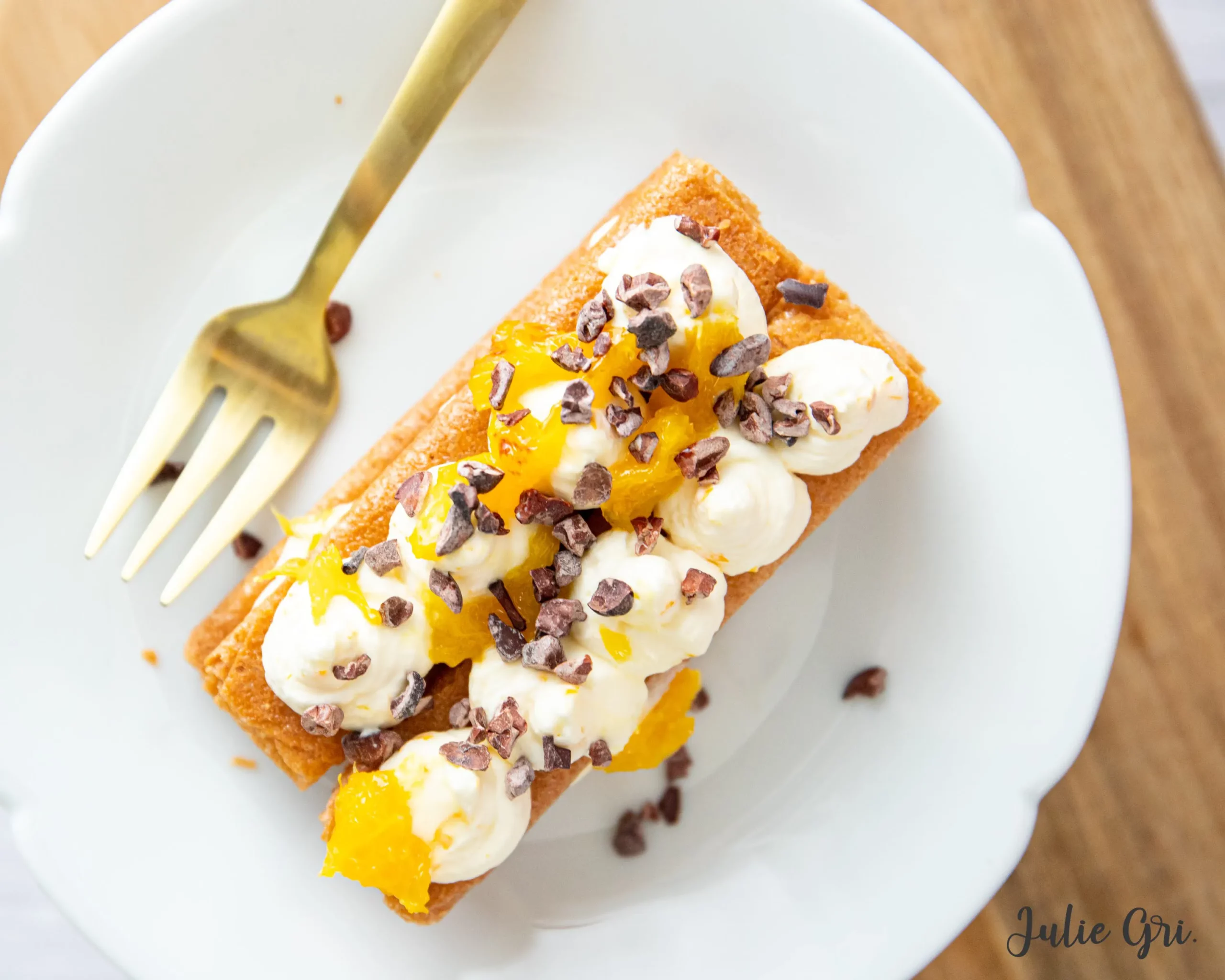 mille-feuilles noel crepes