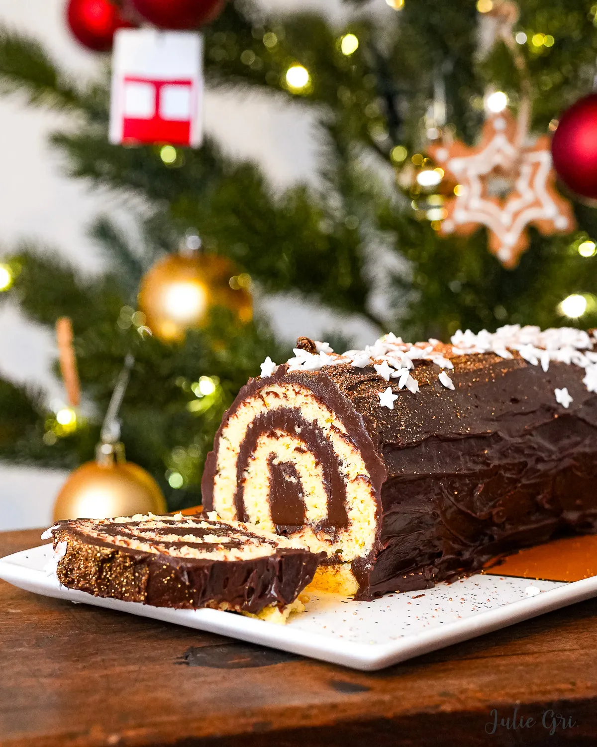 buche de noel au chocolat