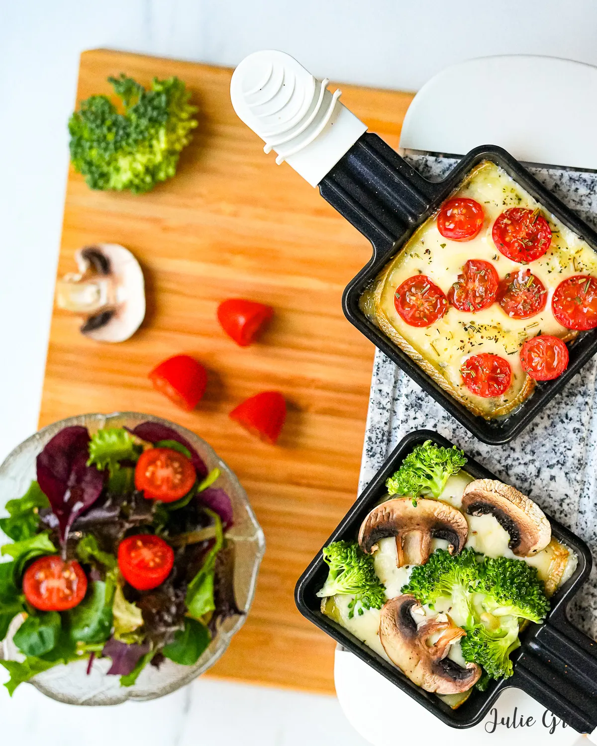 idées pour raclette végétarienne