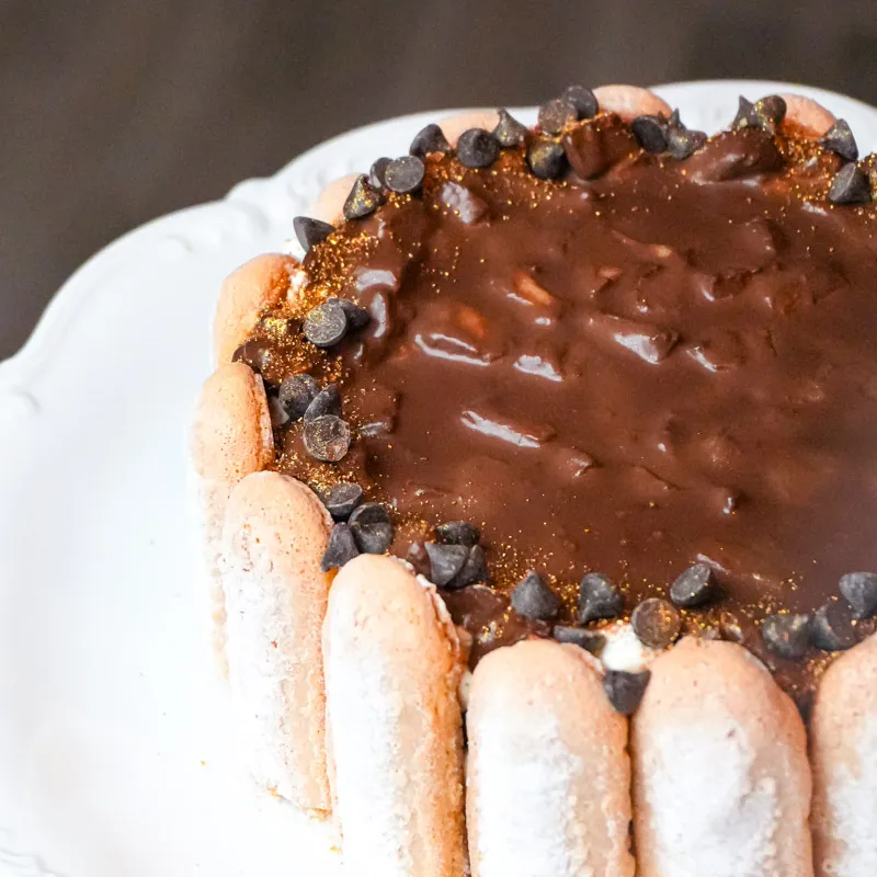charlotte poire chocolat