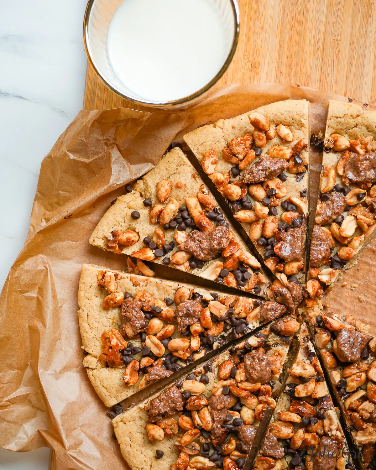 cookie pizza xxl façon cédric grolet