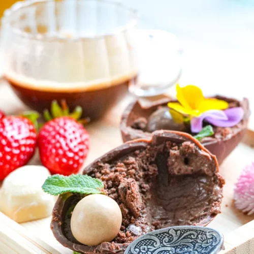 oeuf paques mousse chocolat
