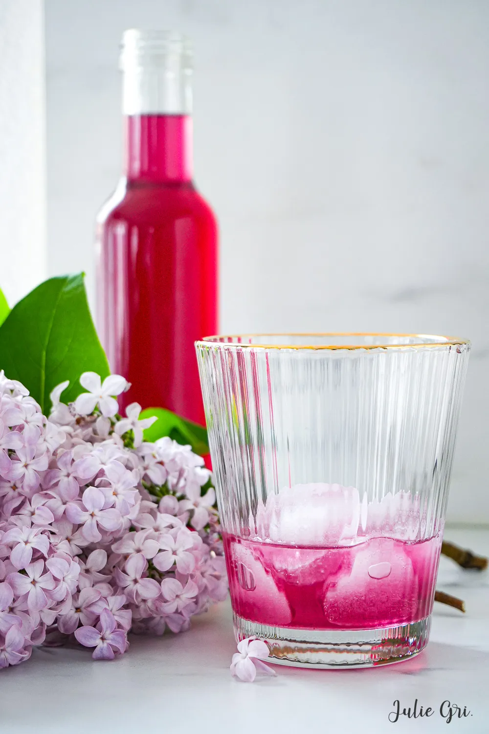 sirop de lilas maison