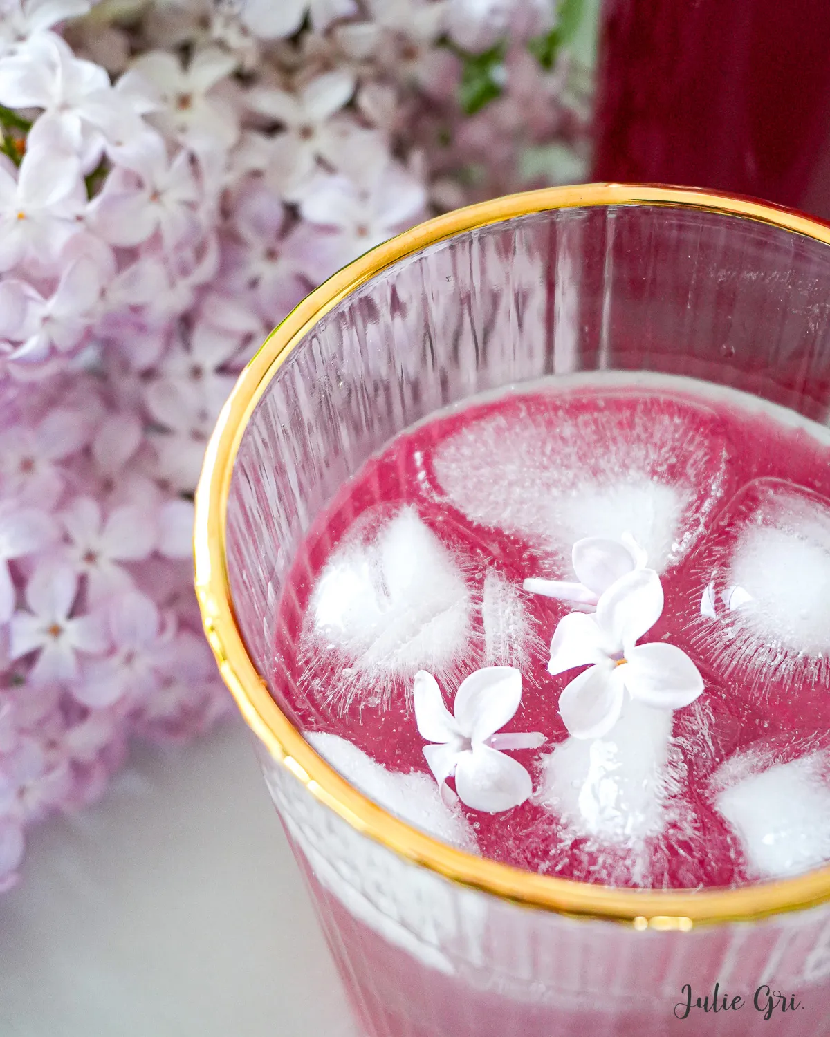 sirop de lilas maison