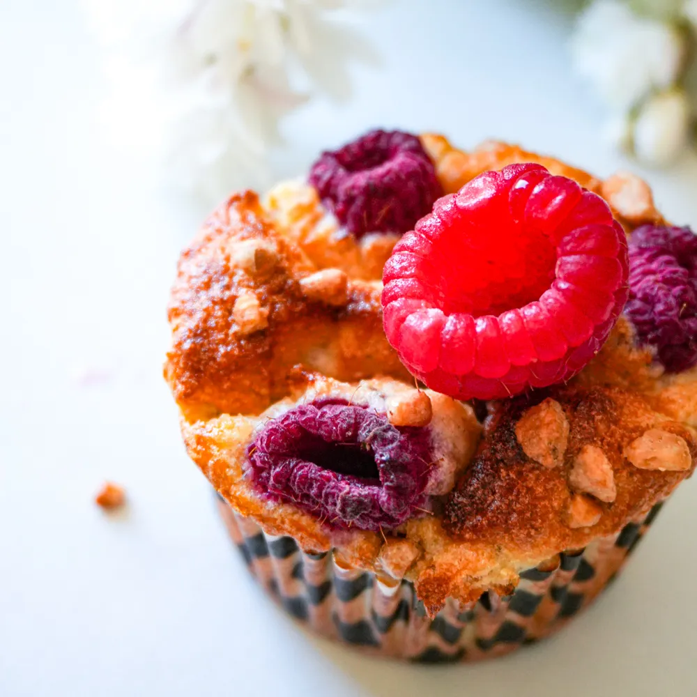 muffins noisette framboise ricotta