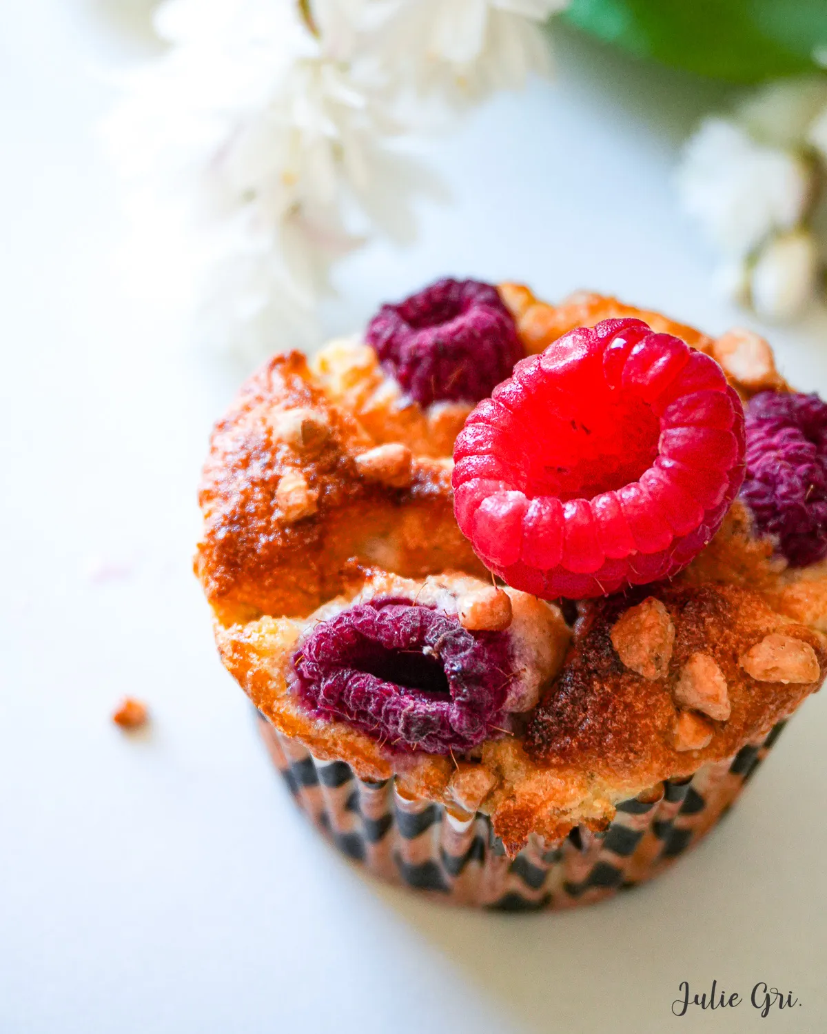 muffins noisette framboise ricotta