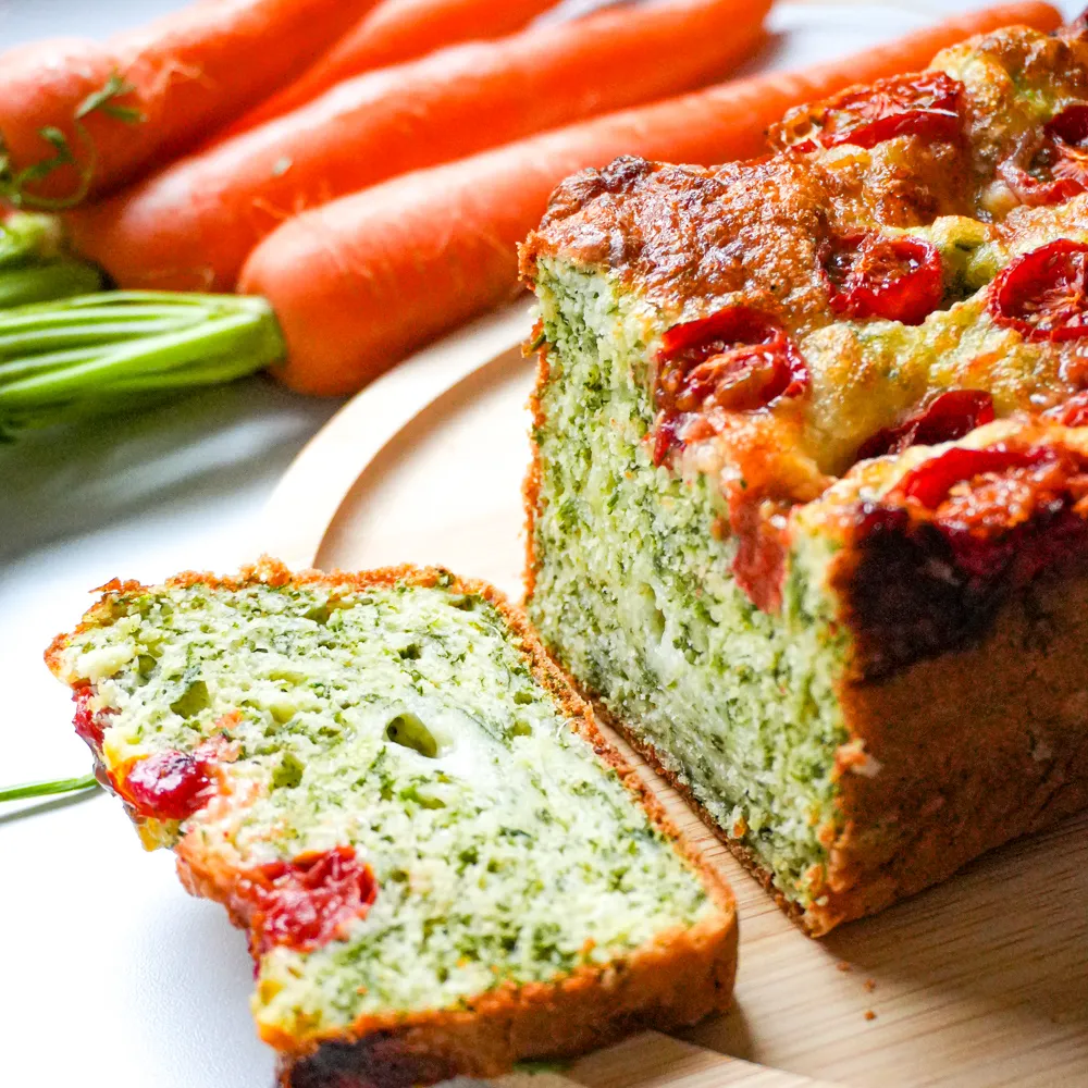 cake salé fanes de carottes