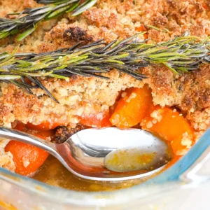 crumble abricot romarin