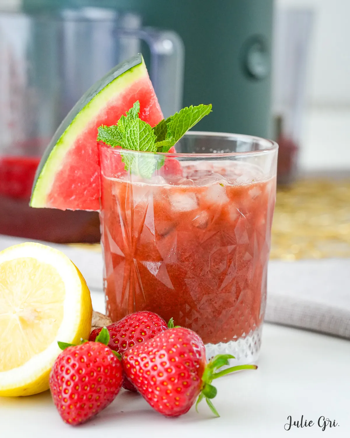 jus fraise pastèque