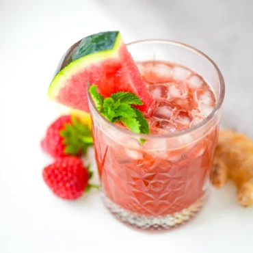 jus fraise pastèque