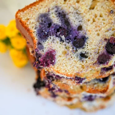 banana bread coco myrtilles