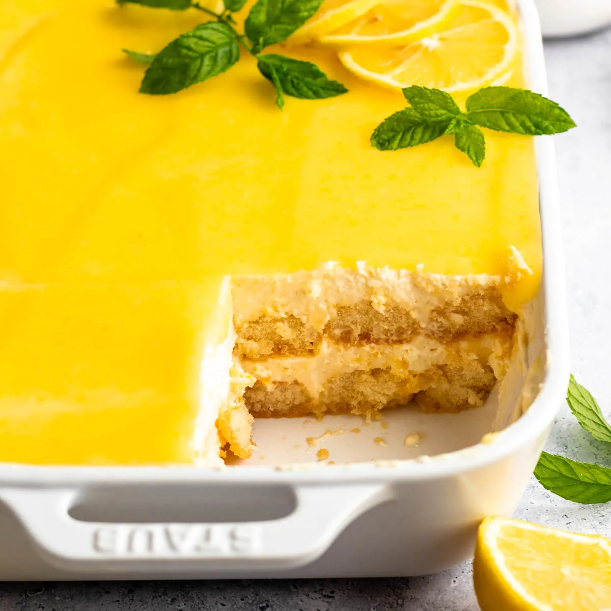 tiramisu citron illustration