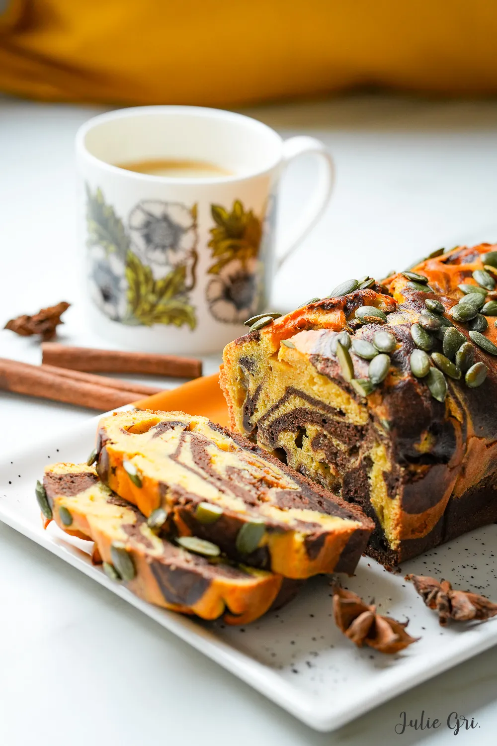 cake marbré courge butternut