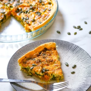 quiche potimarron epinards