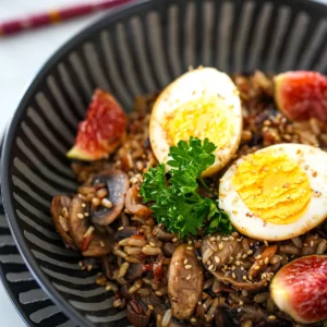 riz sauté champignons