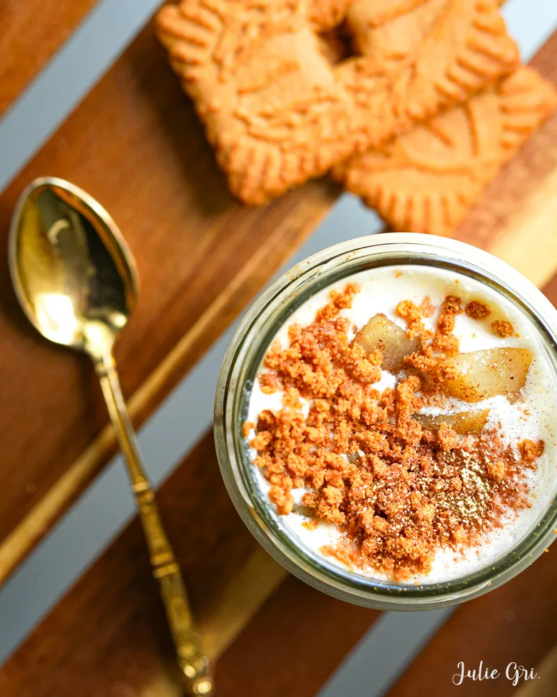 Tiramisu aux Poires rôties et Spéculoos