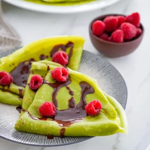 crêpes matcha