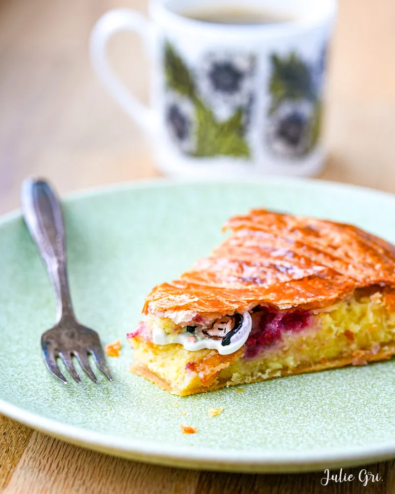 galette des rois à la framboise