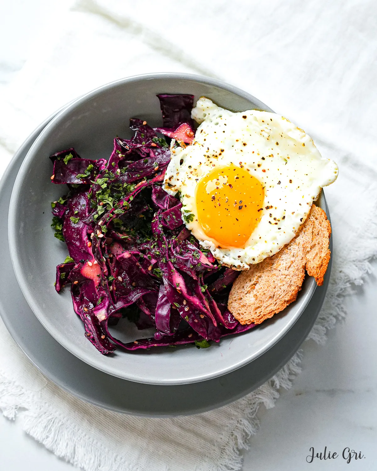 salade de chou rouge