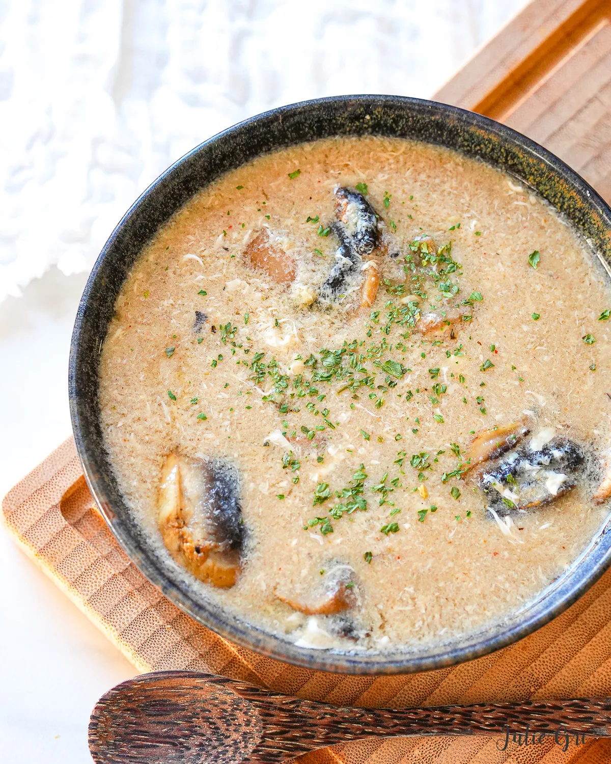 soupe chinoise oeufs champignons