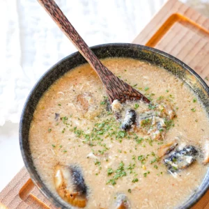 soupe chinoise oeufs champignons