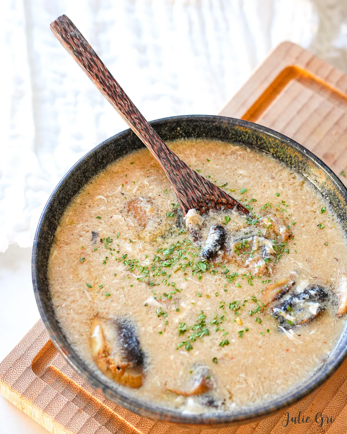 soupe chinoise oeufs champignons