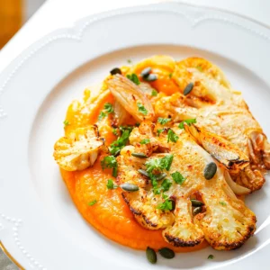 chou fleur purée butternut