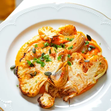 chou fleur purée butternut