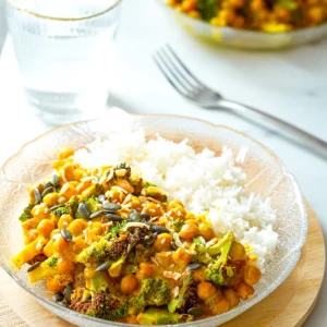 curry brocoli pois chiches