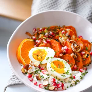 patate douce rotie sauce ricotta