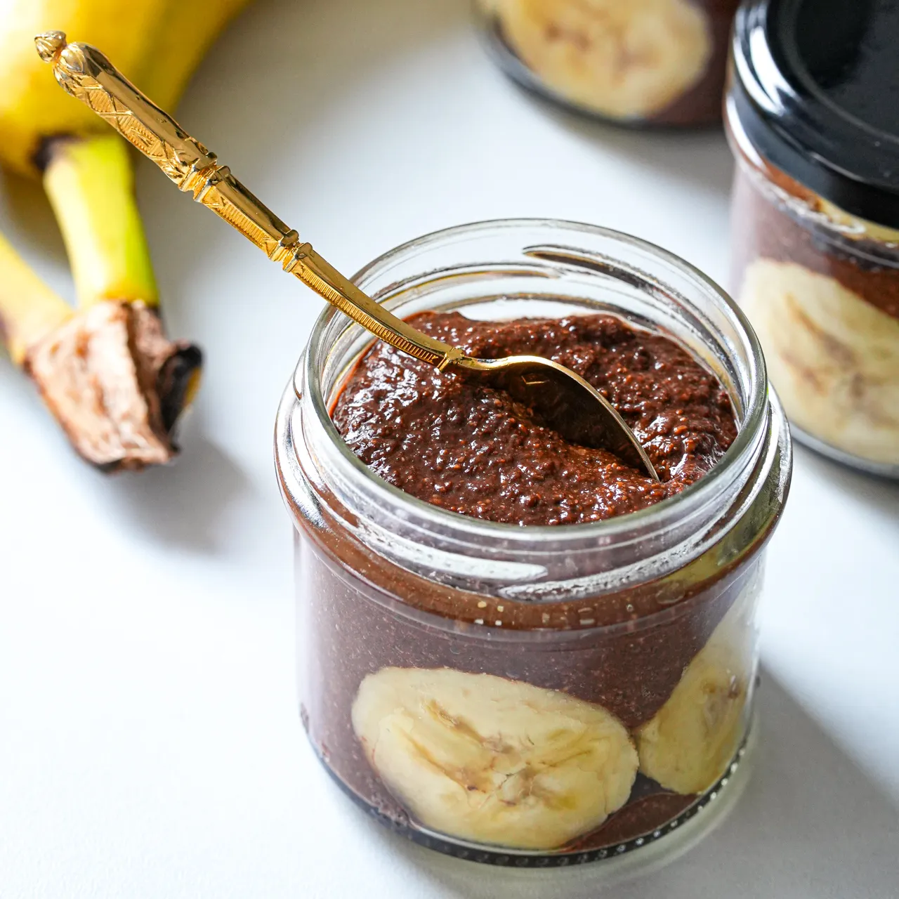 pudding chia chocolat banane