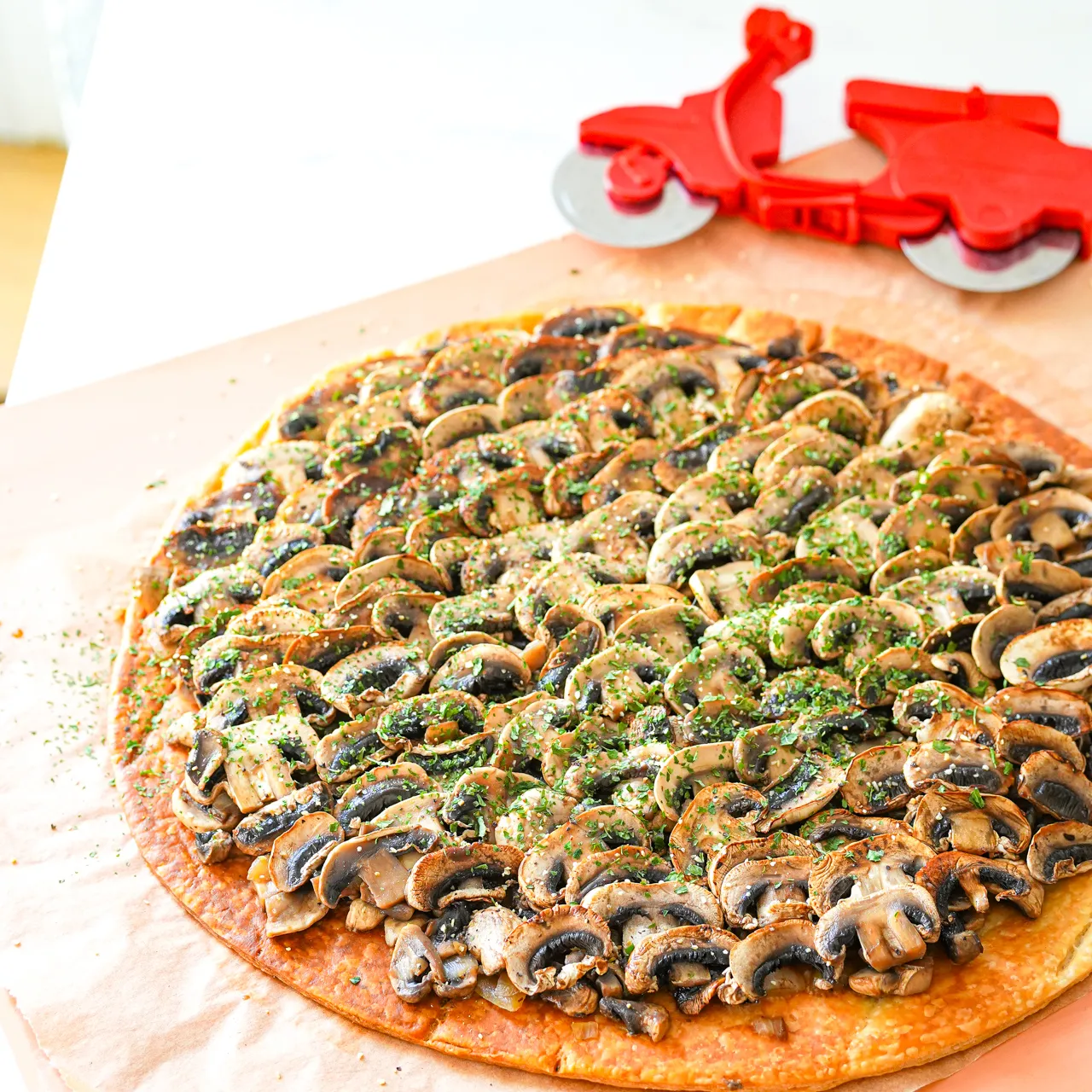 tarte champignons cyril lignac